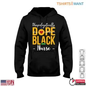 Dope Black Nurse T-Shirt - Unapologetic Heartbeat & Colorful Graphic for Healthcare Professionals 9 Dope Black Nurse Heartbeat Tee 4 1.jpg