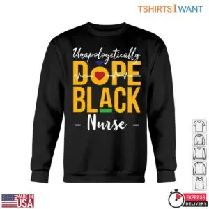 Dope Black Nurse T-Shirt - Unapologetic Heartbeat & Colorful Graphic for Healthcare Professionals 10 Dope Black Nurse Heartbeat Tee 5 1.jpg