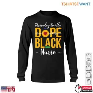 Dope Black Nurse T-Shirt - Unapologetic Heartbeat & Colorful Graphic for Healthcare Professionals 11 Dope Black Nurse Heartbeat Tee 6 1.jpg