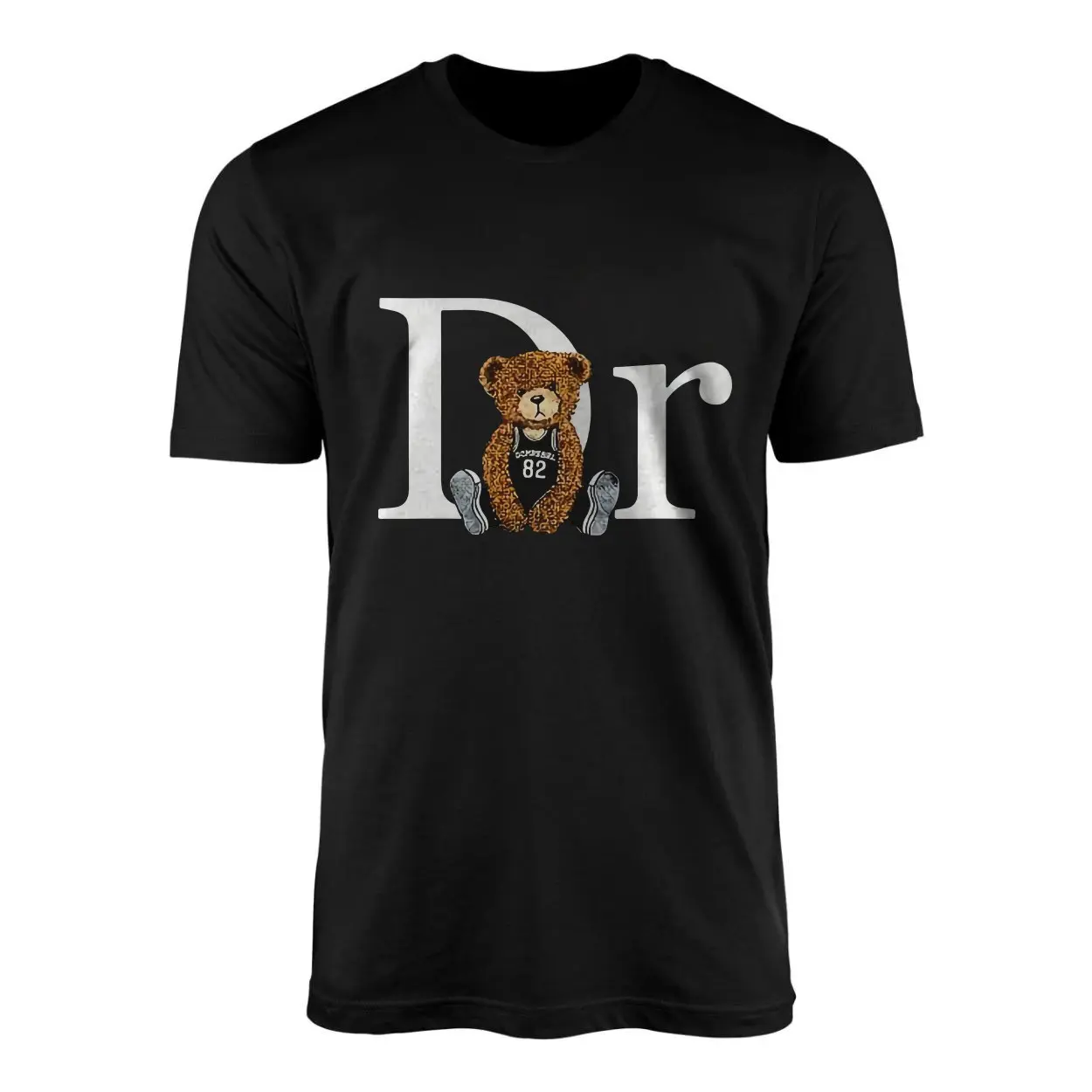 Dreamville J Cole T Shirt Funny Dior Parody Hip Hop Bear Tee 1 1.jpg