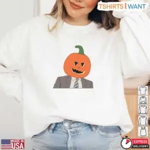 Dwight Halloween Pumpkin Head Sweatshirt – Funny Office-Themed Crewneck for Halloween Fans 6 Dwight Halloween Pumpkin Head Sweatshirt Funny Office Themed Crewneck for Halloween Fans 2 1 1.jpg