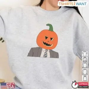 Dwight Halloween Pumpkin Head Sweatshirt – Funny Office-Themed Crewneck for Halloween Fans 7 Dwight Halloween Pumpkin Head Sweatshirt Funny Office Themed Crewneck for Halloween Fans 3 1 1.jpg