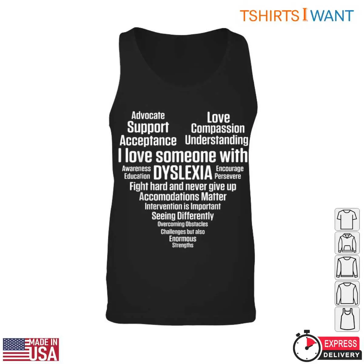 Dyslexia Support and Advocacy T-Shirt - Encouragement Love Teacher 13 Dyslexia Support T-Shirt Detail
