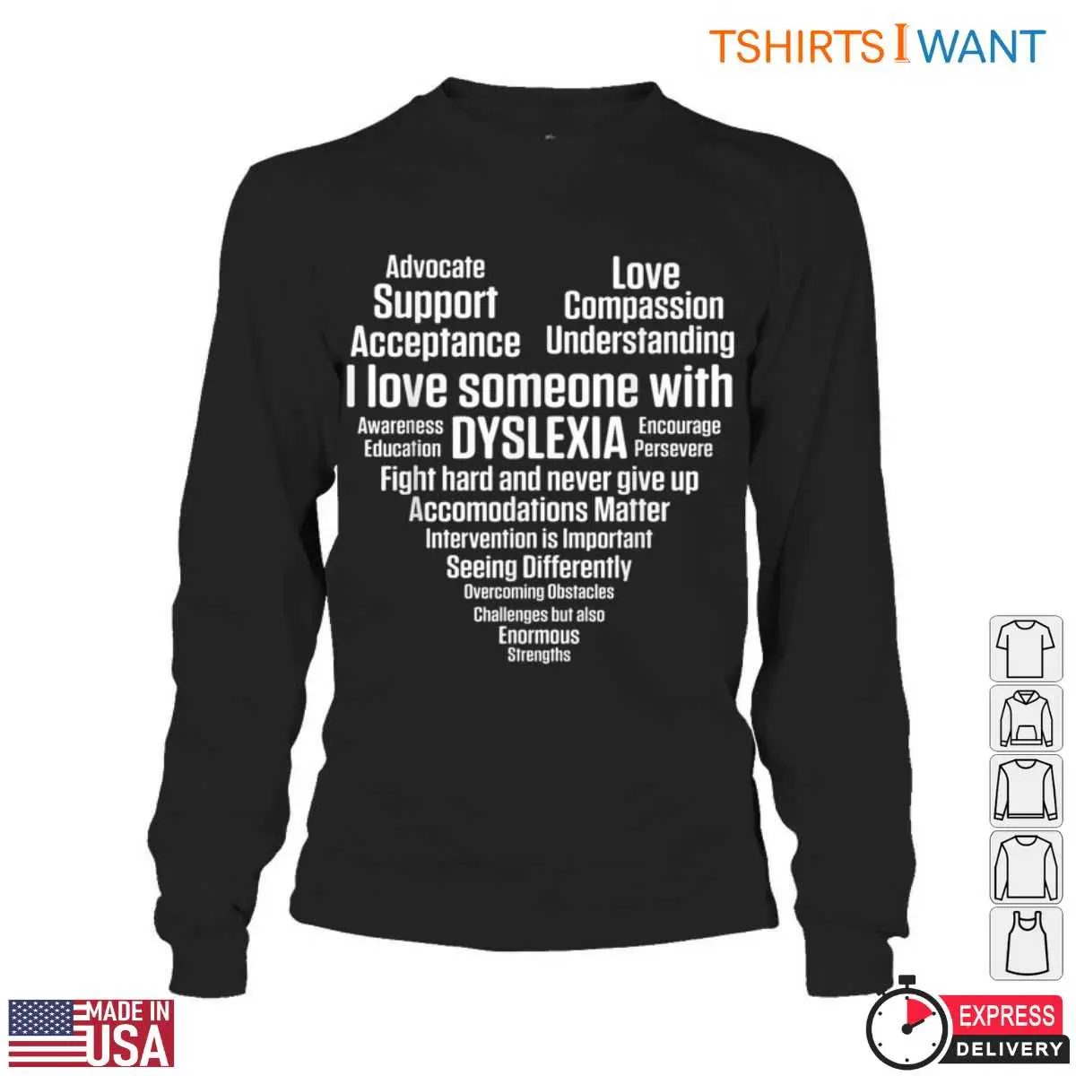 Dyslexia Support and Advocacy T Shirt Encouragement Love Teacher 5 1.jpg