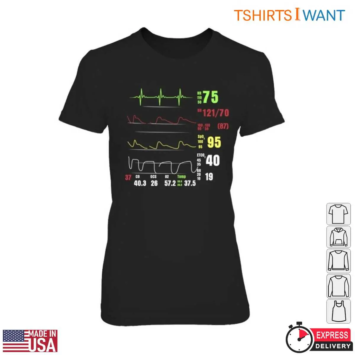 EKG Heart Rate Medical Staff T Shirt Gift 2 1.jpg