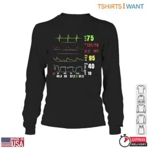 EKG Heart Rate Monitor T-Shirt - Medical Vital Signs Heartbeat Nurse Doctor Gift 10 EKG Heart Rate Medical Staff T Shirt Gift 5 1.jpg