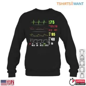EKG Heart Rate Monitor T-Shirt - Medical Vital Signs Heartbeat Nurse Doctor Gift 11 EKG Heart Rate Medical Staff T Shirt Gift 6 1.jpg
