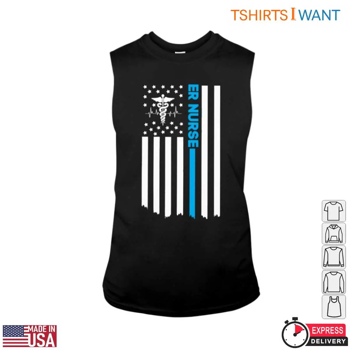 ER Nurse Flag Distressed American Flag With Caduceus Heartbeat Design T Shirt 3 1.jpg