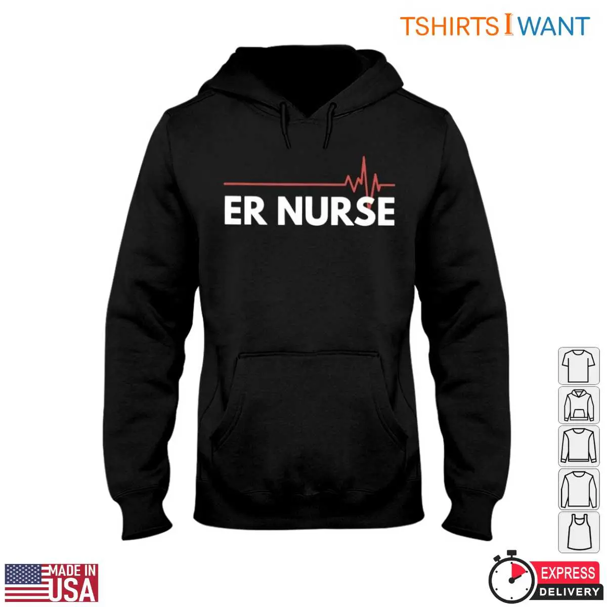 ER Nurse Heartbeat Line Design for Emergency Room Nurses Shirt 4 ER Nurse Heartbeat Line Design for Emergency Room Nurses Shirt 4