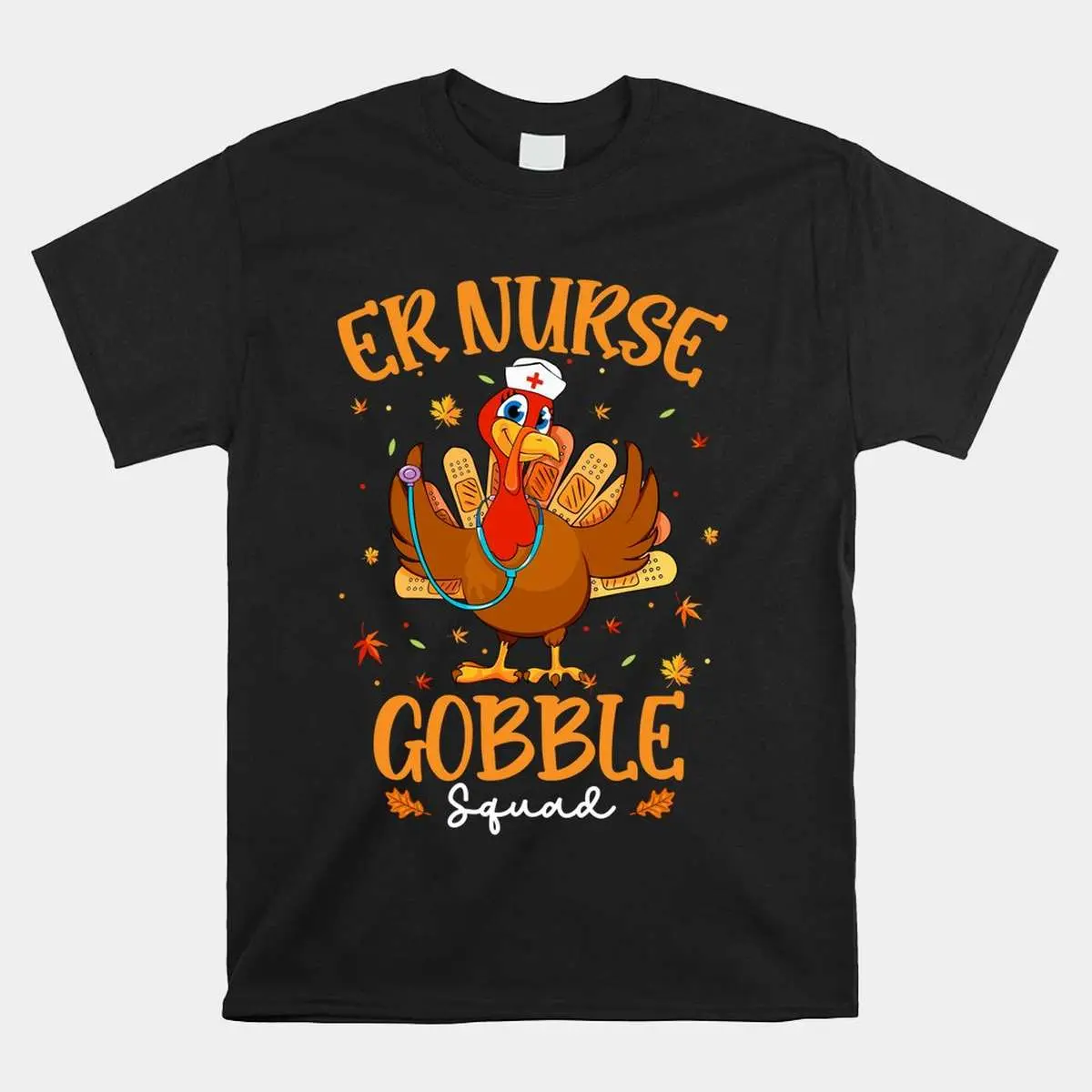 ER Nurse Turkey Gobble Squad Thanksgiving Shirt 10 ER Nurse Turkey Gobble Squad Thanksgiving Shirt