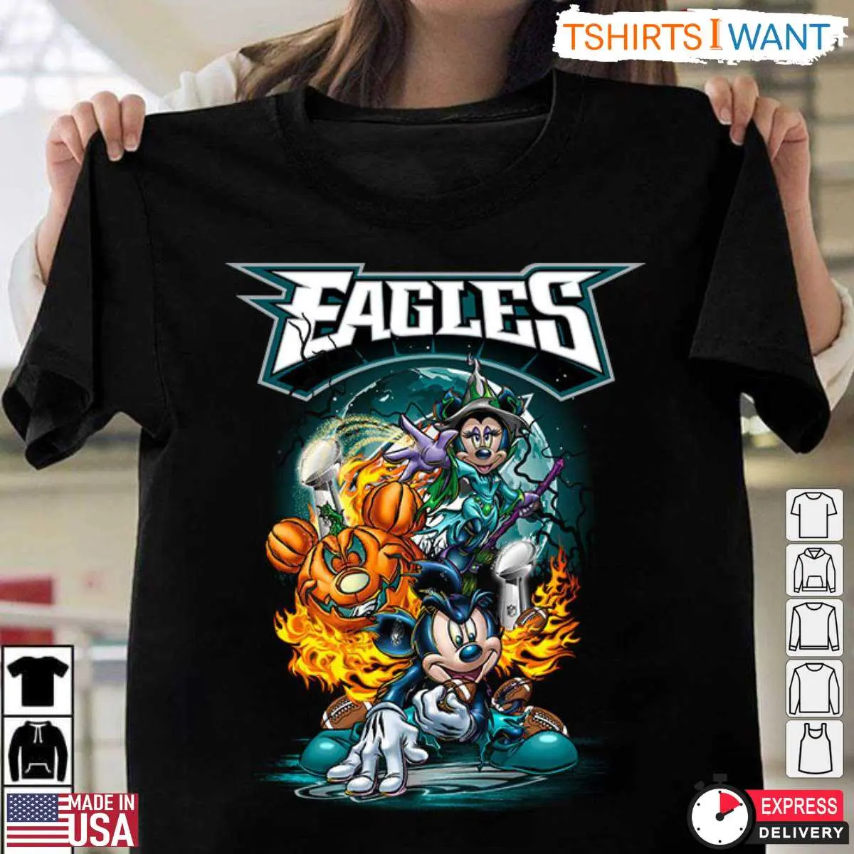 Eagles Halloween Mickey Trophy T Shirt 1 1.jpg