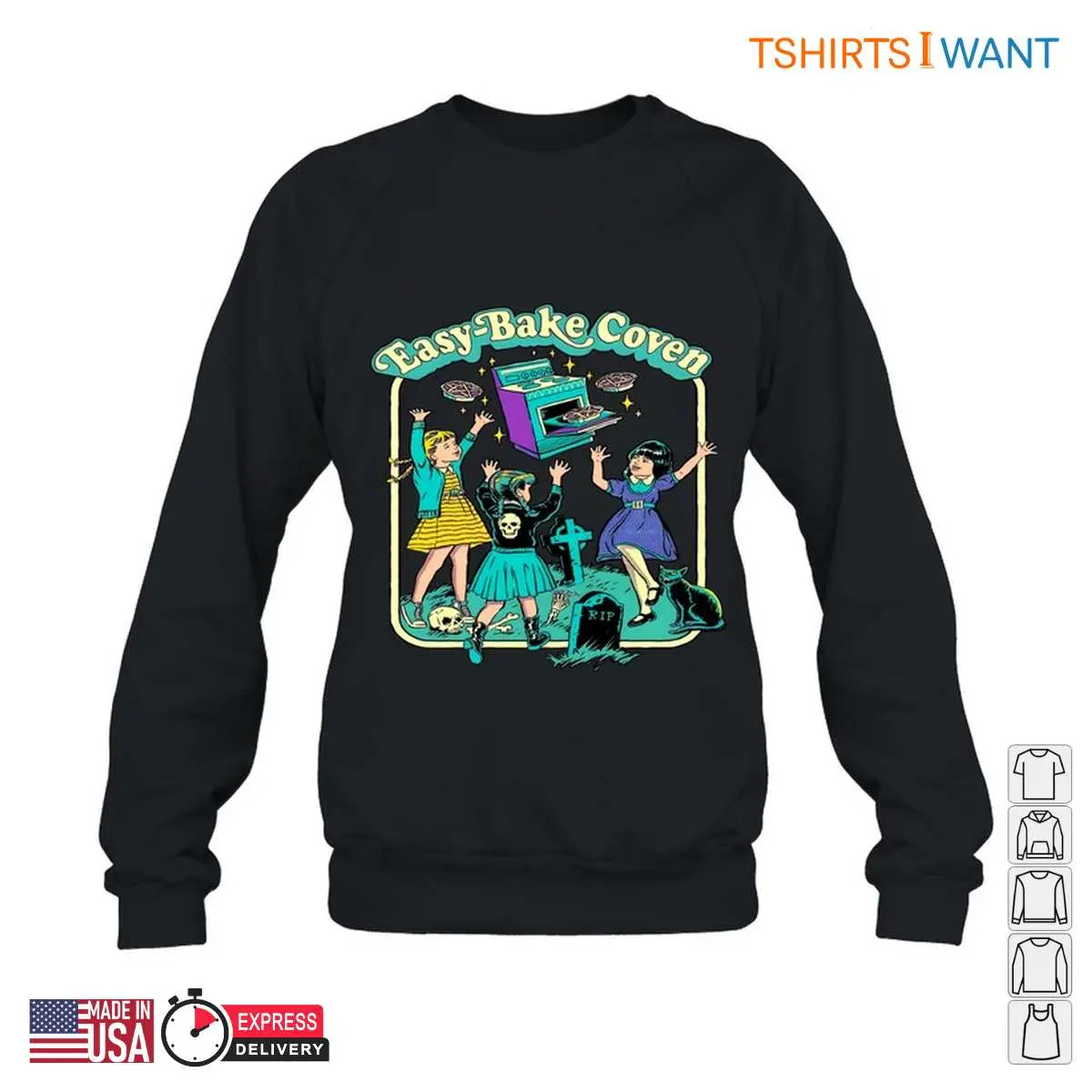 Easy Bake Coven T Shirt Cute Witches Design Tee 1 1.jpg