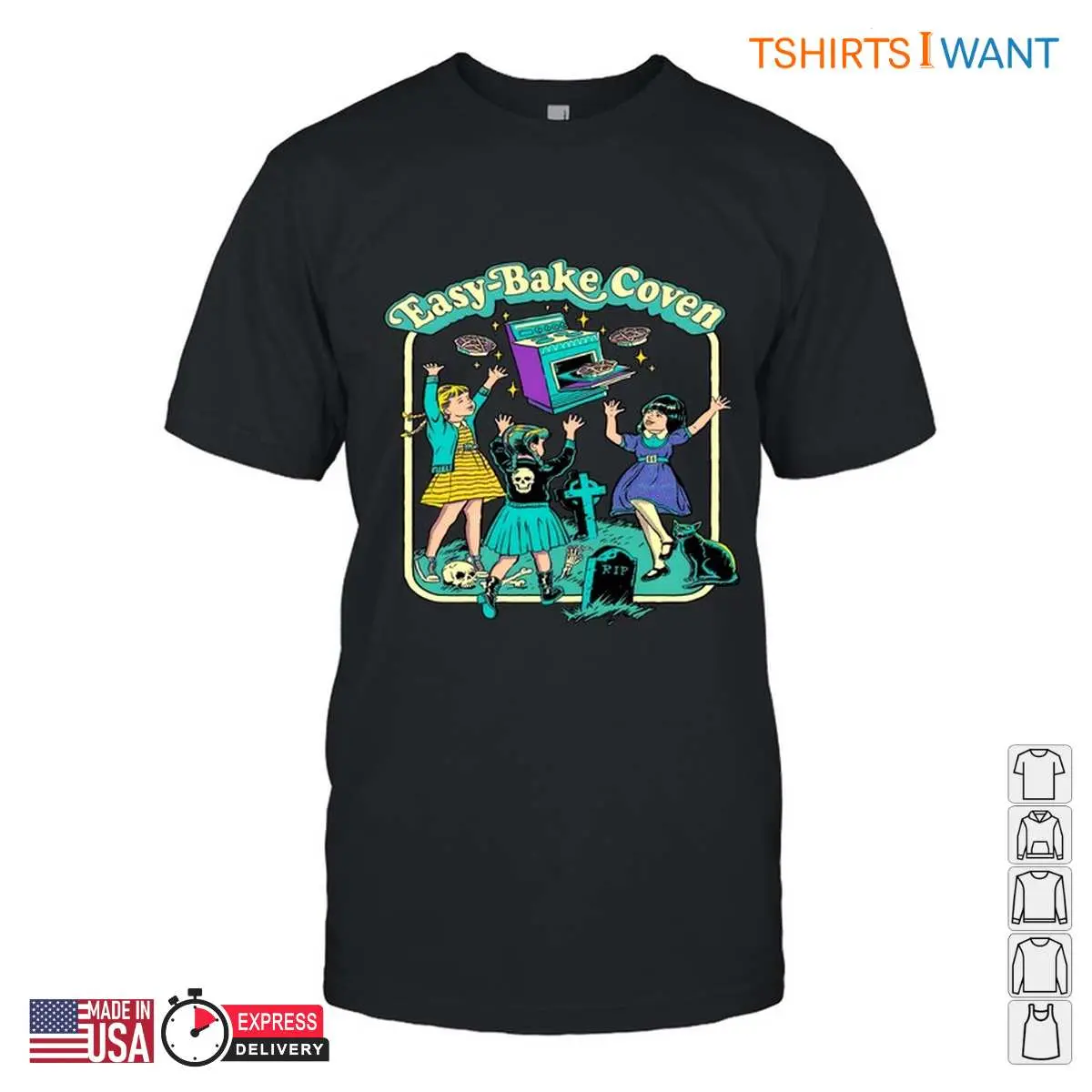 Easy Bake Coven T Shirt Cute Witches Design Tee 2 1.jpg