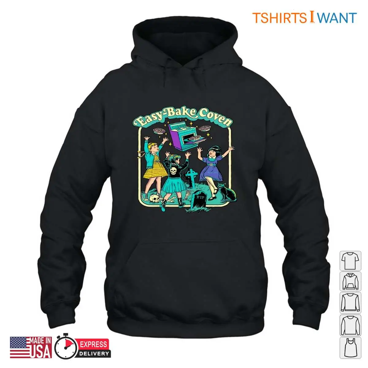 Easy Bake Coven T Shirt Cute Witches Design Tee 5 1.jpg