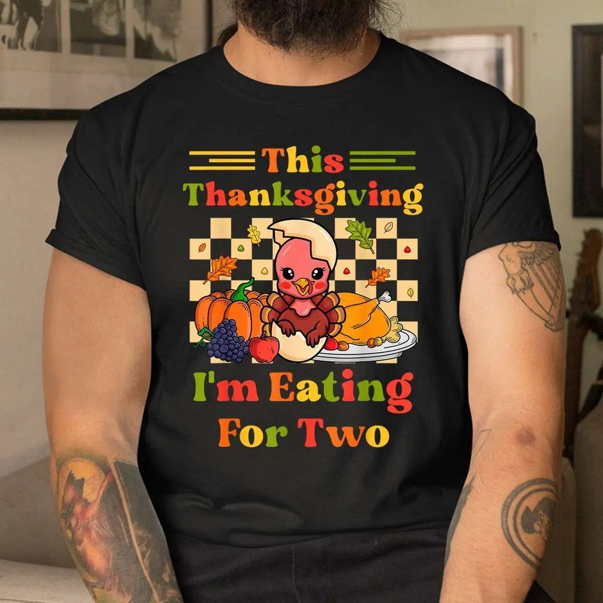 Eating For Two Pregnancy Announcement Thanksgiving 4 1.jpg
