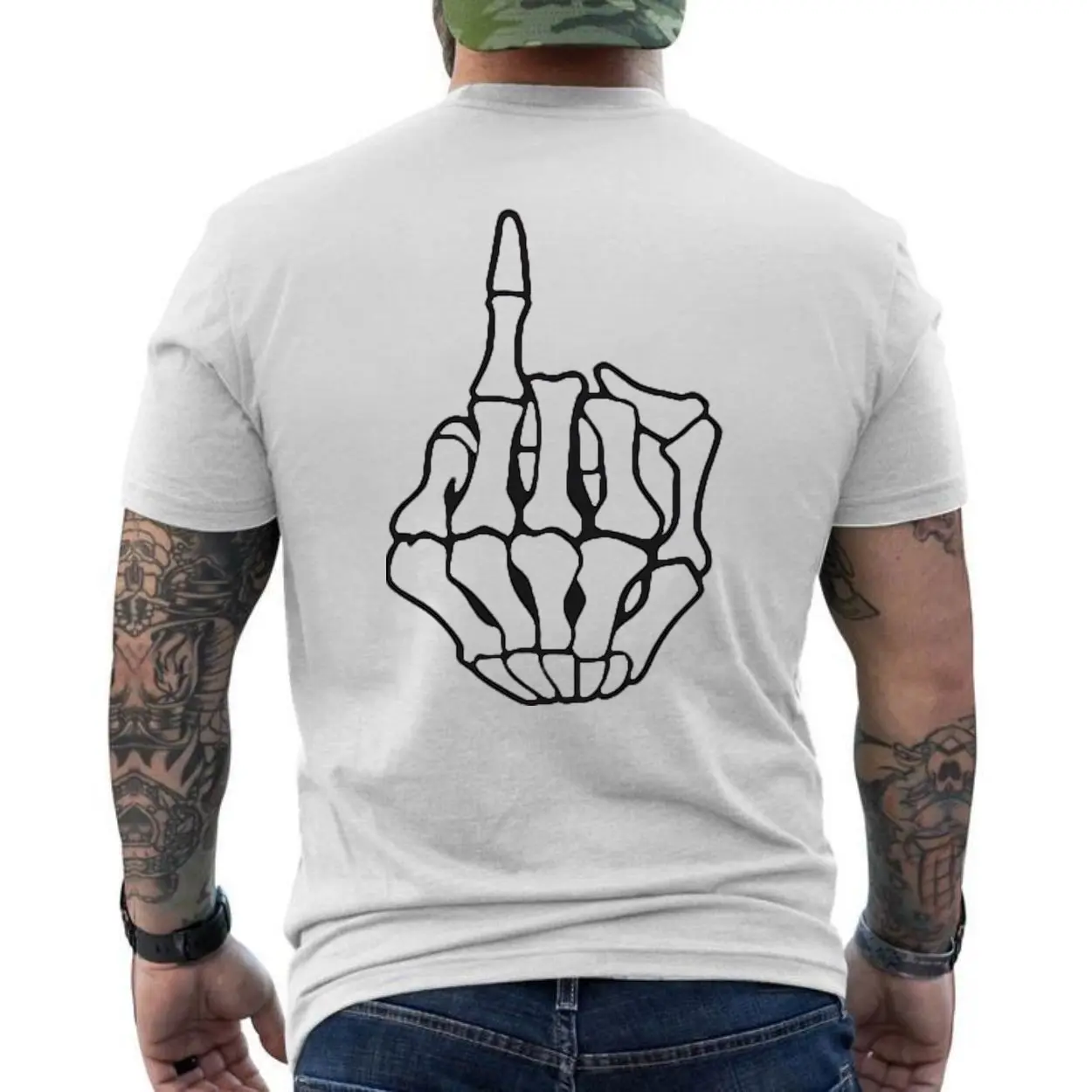 Edgy Graphic T-Shirt – Skeleton Middle Finger & Skull Design Tee 6 Edgy Graphic T Shirt E28093 Skeleton Middle Finger Skull Design Tee 6.jpg