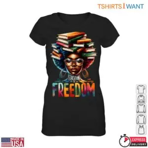 Education Is Freedom with Books on Head Inspirational Teacher T-Shirt 7 Education Is Freedom with Books on Head Inspirational Teacher T Shirt 2 1.jpg