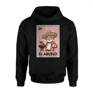 El Abuelo Loteria Card Mexican Grandpa BBQ Graphic T Shirt 2 1.jpg