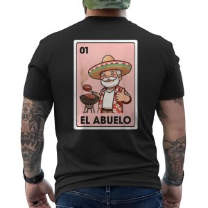 El Abuelo Loteria Card Mexican Grandpa BBQ Graphic T Shirt 6 1.jpg