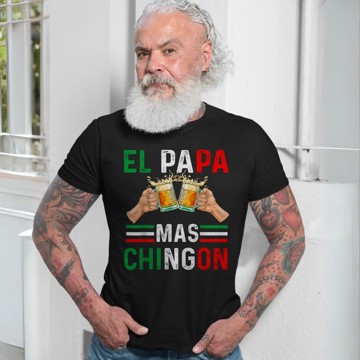 El Papa Mas Chingón T-Shirt – Funny Mexican Beer Dad Tee 7 El Papa Mas Chingon T Shirt E28093 Funny Mexican Beer Dad Tee 7.jpg