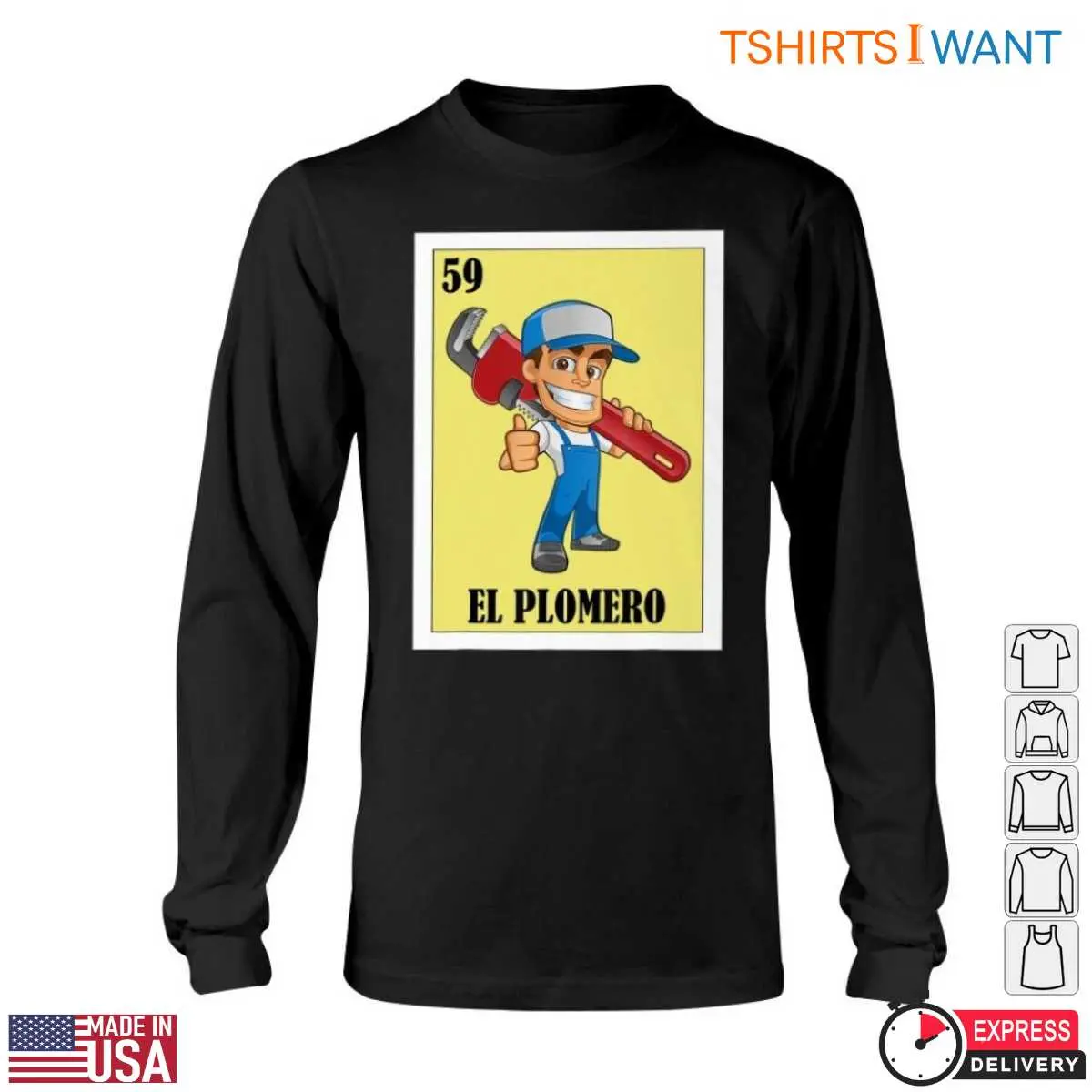 El Plomero T-Shirt - Cartoon Plumber Design, Spanish Plumbing Humor Tee 6 El Plomero T Shirt Cartoon Plumber Design Spanish Plumbing Humor Tee 6 1.jpg