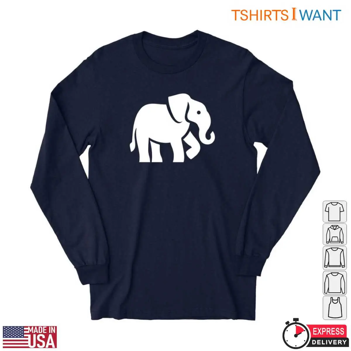 Elephant T Shirt - Minimalist Design for Everyday Wear 11 Elephant T-Shirt Design Detail