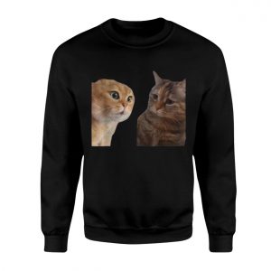Emotional Cat Standoff Meme Funny Reaction T Shirt 3 1.jpg