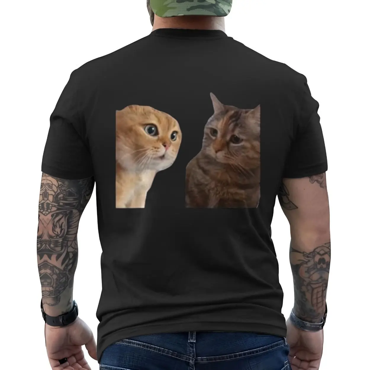 Emotional Cat Standoff Meme Funny Reaction T-Shirt 6 Emotional Cat Standoff Meme Funny Reaction T Shirt 6 1.jpg