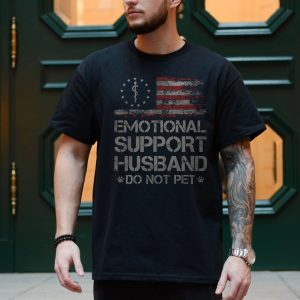 Emotional Support Husband T shirt E28093 Funny Patriotic Military Style Tee 4.jpg
