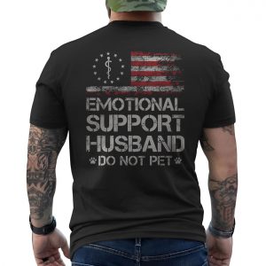 Emotional Support Husband T shirt E28093 Funny Patriotic Military Style Tee 6.jpg