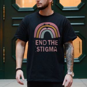 End the Stigma Mental Health Awareness Rainbow T Shirt 4 1.jpg