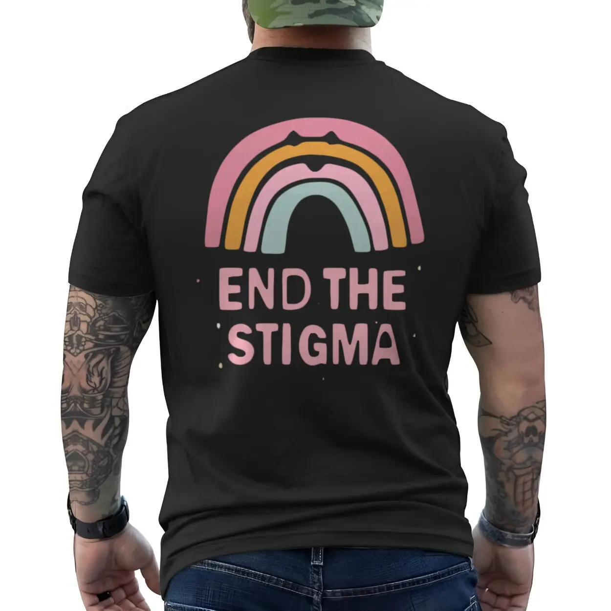 End the Stigma Mental Health Awareness Rainbow T-Shirt 6 End the Stigma Mental Health Awareness Rainbow T Shirt 6 1.jpg