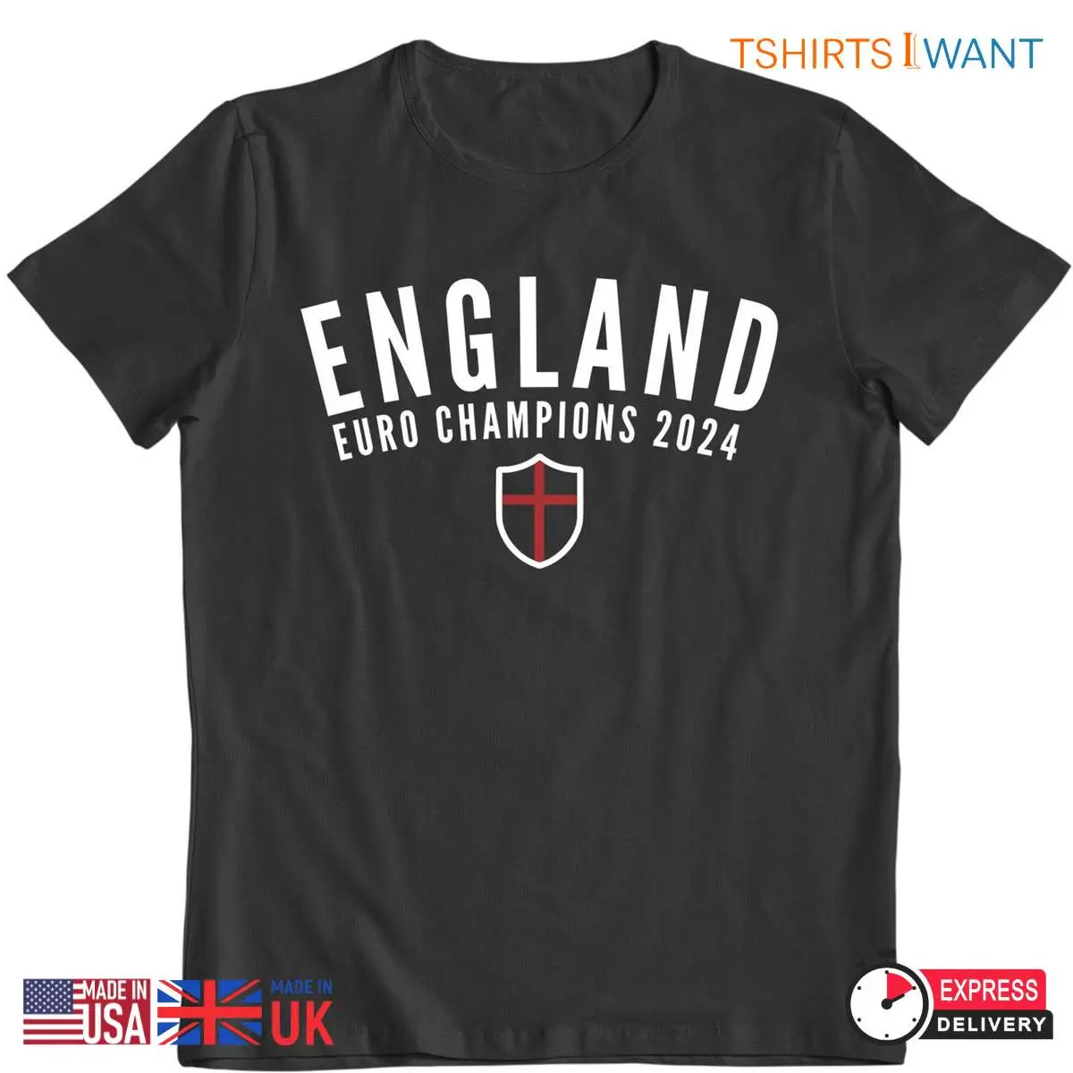 England Football Euro 2024 Champion Officially Finally T-Shirts 6 England Football Euro 2024 Champion Official T-Shirt Front