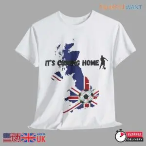 Euro 2024 England Football Celebration Tee Victory Shirt - It's Coming Home 5 Euro 2024 England Football Its Coming Home Victory Tee 2 1 1.jpg