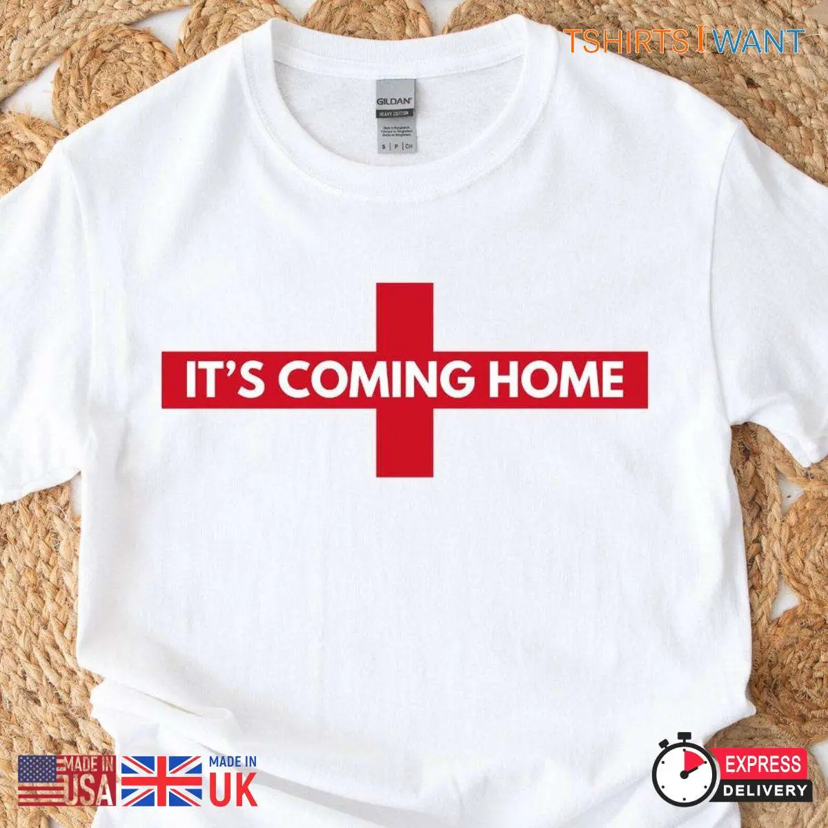 It's Coming Home Support Shout Out to the Euro King Football Shirt 8 Euro King Football Shirt Front