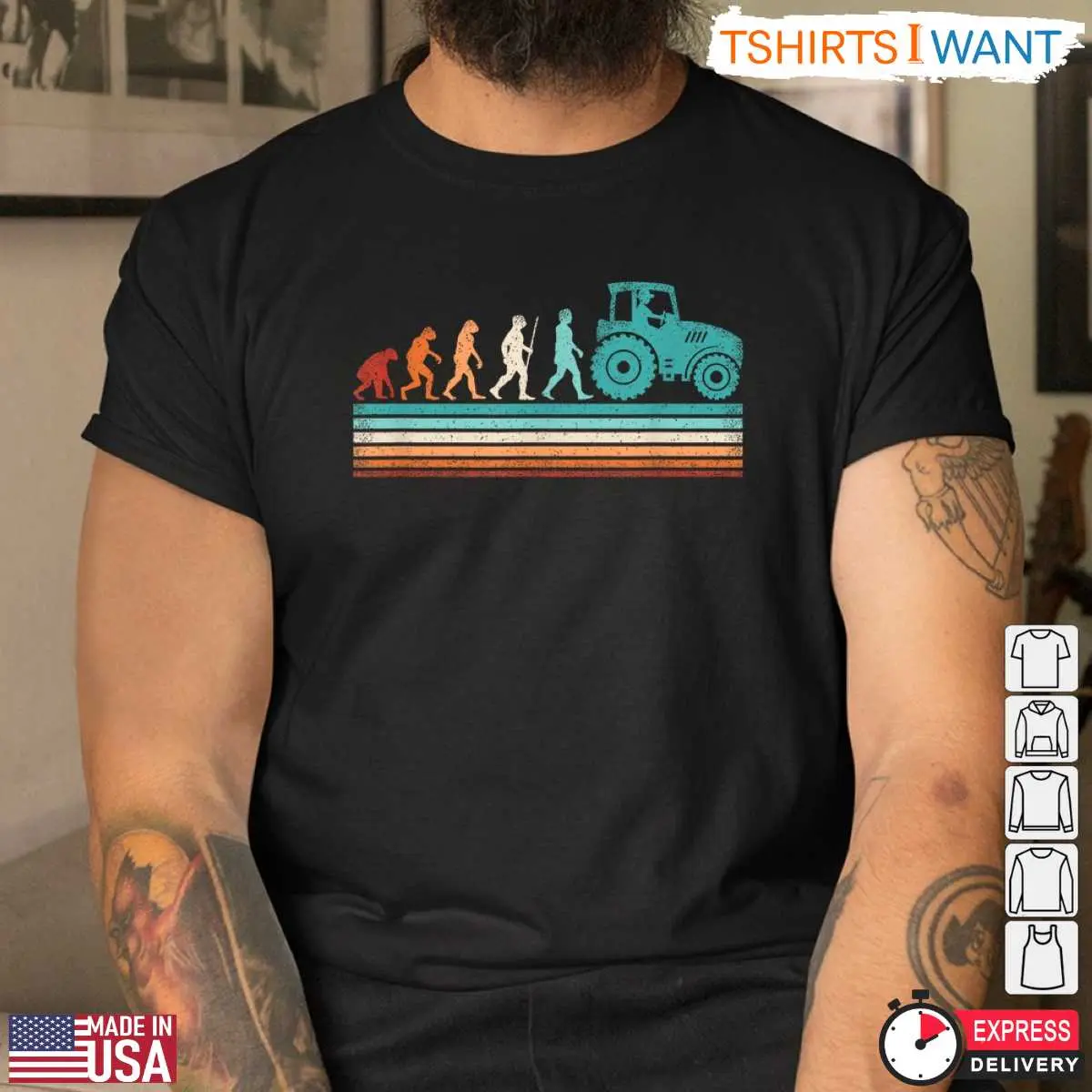 Evolution Of Tractor Retro Farming T Shirt 4 1.jpg