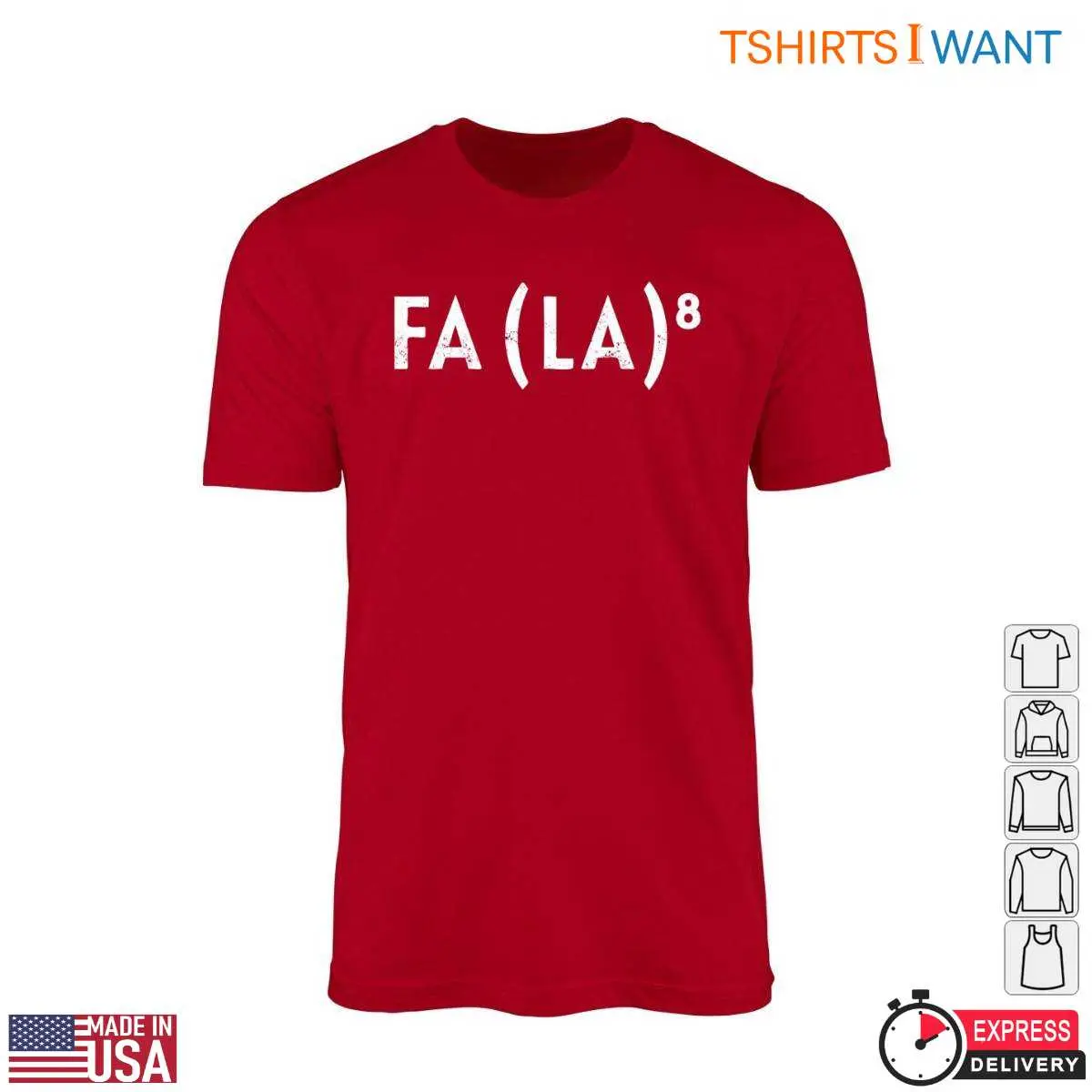 Fa La To The 8Th Power T Shirt E28093 Fun Holiday Graphic Tee 1.jpg