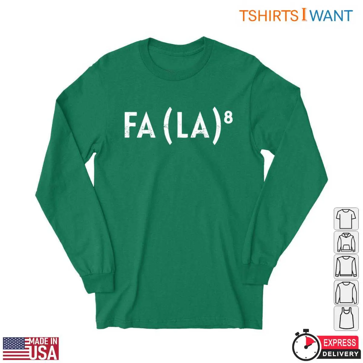 Fa La To The 8Th Power T Shirt E28093 Fun Holiday Graphic Tee 5.jpg