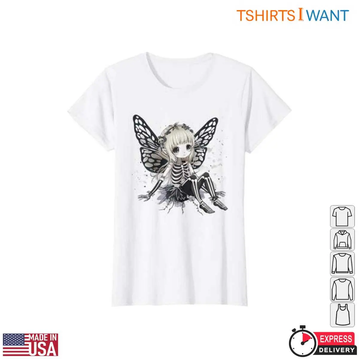 Fairy Skeleton Butterfly Wings T-Shirt 3 Fairy Skeleton Butterfly Wings T Shirt 3 1.jpg