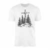 Faith Can Move Mountains T Shirt Christian Cross and Pine Trees 1 1.jpg