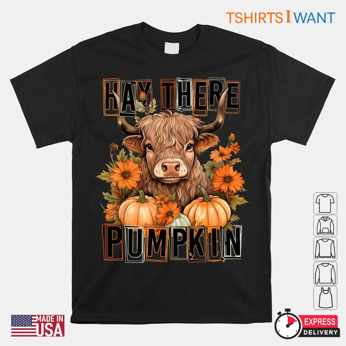 Fall Halloween Pumpkin: Hey There Pumpkin Fall Highland Cow Halloween Shirt 10 fall Halloween pumpkin