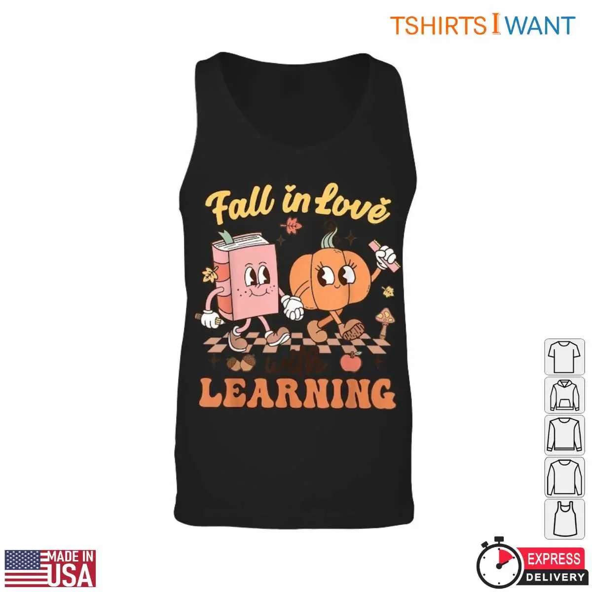 Fall in Love with Learning T Shirt E28093 Teacher Fall Fun 3.jpg