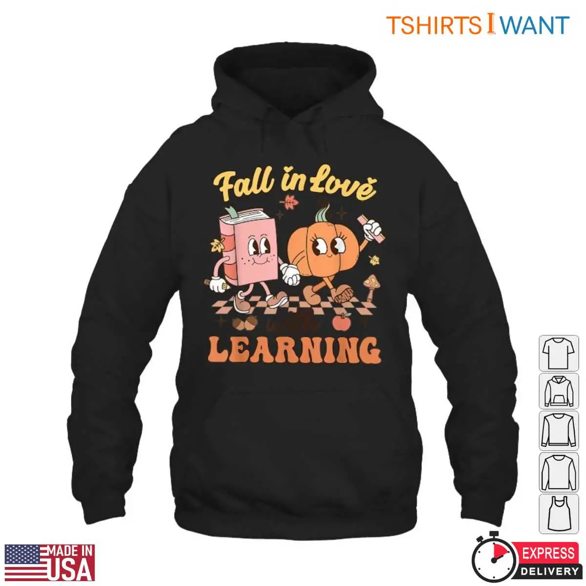 Fall in Love with Learning T Shirt E28093 Teacher Fall Fun 4.jpg