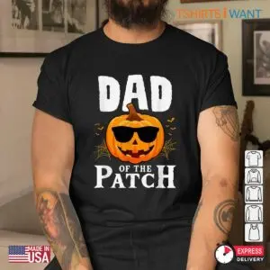 Family Halloween Shirts: Pumpkin Dad Of The Patch Family Costume Tee 10 Family Halloween Shirts Pumpkin Patch Dad Tee 5 1.jpg