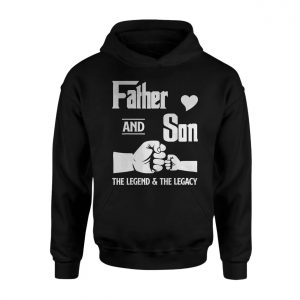 Father and Son Fist Bump The Legend and The Legacy T Shirt 2 1.jpg