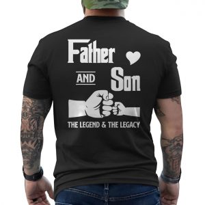Father and Son Fist Bump The Legend and The Legacy T Shirt 6 1.jpg