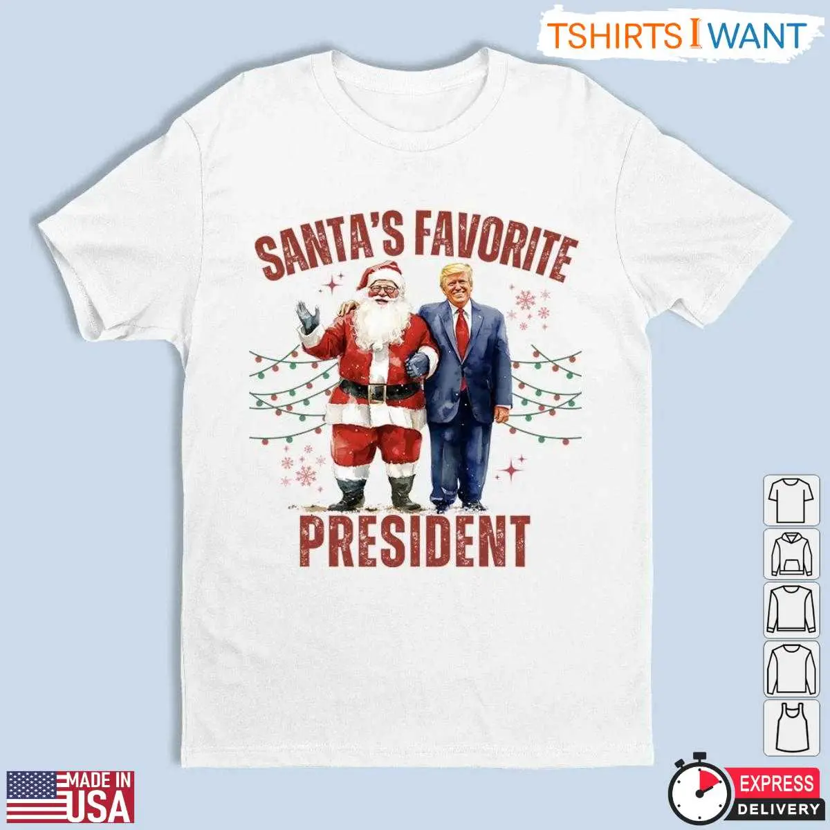 Favorite President Trump Christmas T Shirt Holiday Parody 1 1.jpg