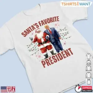 Favorite President Trump Christmas T-Shirt – Santa's Favorite Funny Holiday Parody Tee 4 Favorite President Trump Christmas T Shirt Holiday Parody 2 1.jpg