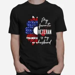 Favorite Veteran Husband Sunflower Flag T-Shirt 6 Favorite Veteran Husband Sunflower Flag T Shirt 2 1.jpg