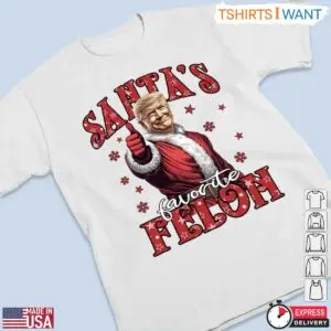 Felon Trump Christmas T-Shirt – Santa's Favorite Funny Holiday Political Tee 4 Felon Trump Christmas T Shirt Political Holiday Humor 2 1.jpg
